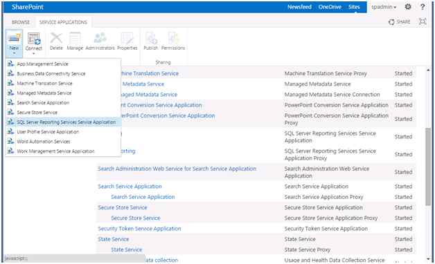 SQL Server Reporting service application